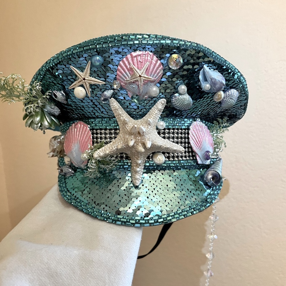 Sea themed captains hat